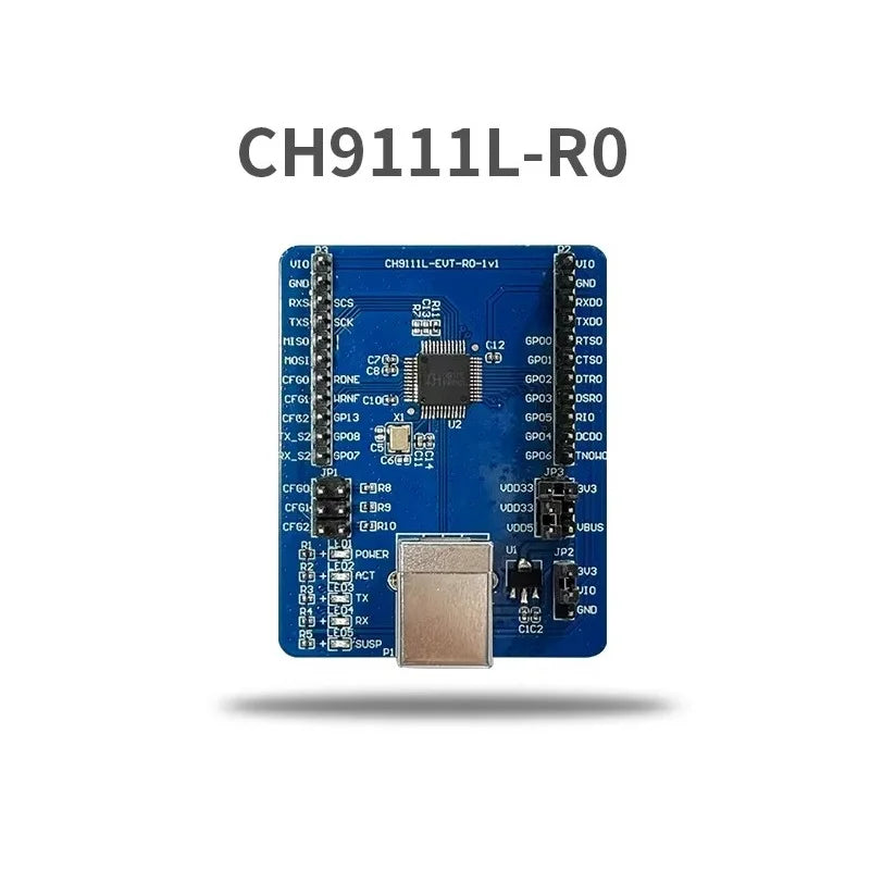 CH9111 Development Board USB 2.0 to High-Speed UART/SPI Serial Port Adapter Board
