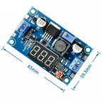LM2596S DC DC Buck Converter Wide Voltage 3-40V To 1 5-35V Adjustable Module With LED Voltmeter Display For Car DIY Electronics