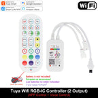 Tuya Wifi Pixel Controller for WS2811 WS2812B Addressable LED Strip Dream Color Light Wi-Fi Smart Dimmer Alexa Google Assistant