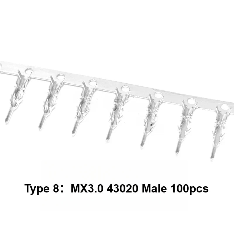 10Sets MX3.0mm Micro-Fit 3.0mm Double Row 2*1P- 2*12Pin Mini 5559/43020 Housing Receptacle Terminal Straight RA Wafer Connector