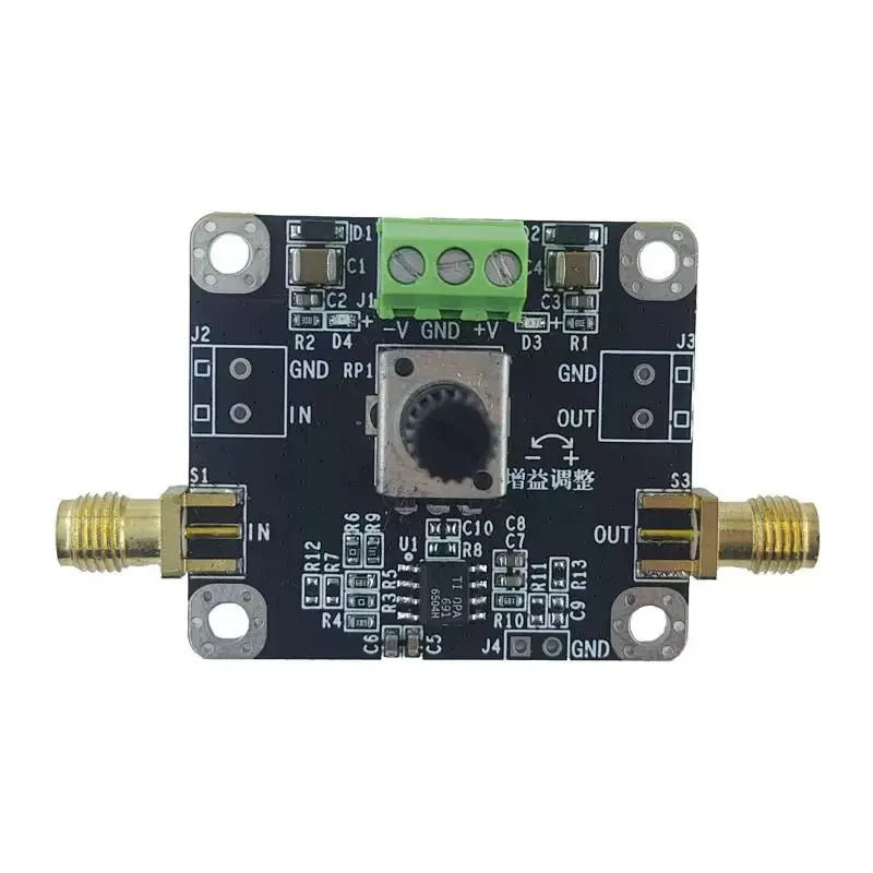OPA691 Non-Inverting High-Speed Current-Feedback Amplifier Module, Gain Adjustable 5-100x High Performancerd