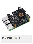 Raspberry Pi5 PoE MINI HAT G Power over RJ45 Ethernet 802.3af/at Moudle for Pi 5