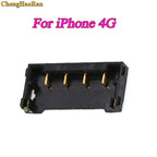 1PCS Battery FPC Plug Connector Battery Holder Clip Contact Replacement on Motherboard for Iphone 4  4G Iphone4  4pin