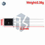 High-Sensitivity 10Pcs/Lot TSOP4838 38kHz IR Receiver Module (DIP-3) for Remote Control DIY