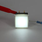 5Pcs TS12 Square 13.4 x 13.4mm 6Pin with LED Momentary SPST PCB Push Button Click Tact Switch