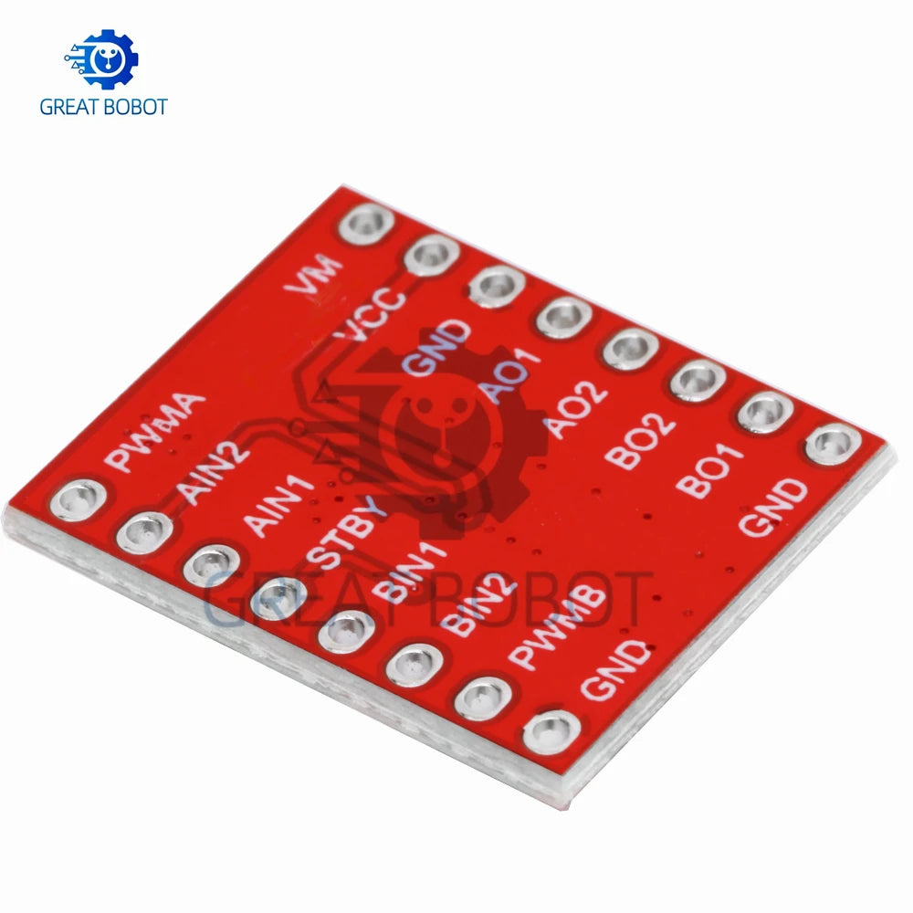 TB6612/DRV8833 Dual Motor Driver 1A TB6612FNG for Arduino Microcontroller Better than L298N