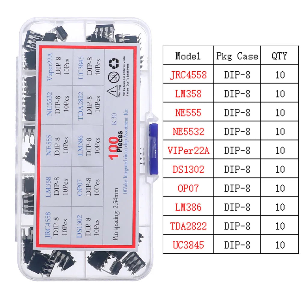 IC Integrated Circuit Chip Assortment Kit DIP SMD series 74HCXX 74LSXX CD4000 Common CMOS Logic IC Sockets set DIY Mix Pack