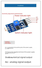 10pcs 3 Pin 4 Pin Photoresistor Sensor Module Light Detection LDR for Arduino Light Control Switch DIY