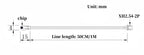 New Energy Vehicle Lithium Battery Temperature Sensor NTC Thermistor 10/100K Water Drop Temperature Probe B3435/4150 50CM 1M