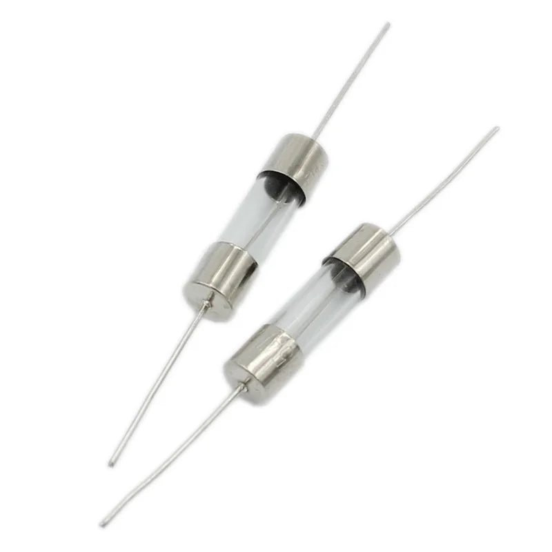 20Pcs 3.6*10 3*10 4*11 Glass fuse Fast/Slow blow 250V 0.5A 1A 2A 3A 3.15A 4A 5A 6.3A 10A 15A with legs F/T type 3.6x10 3x10 4x11