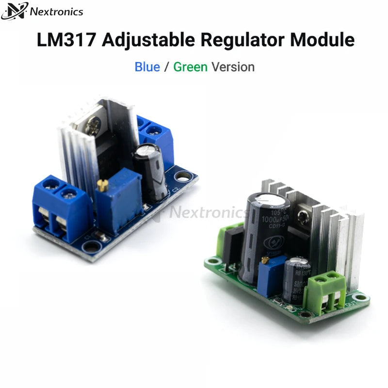 1PCS LM317 LM317T Adjustable Linear Voltage Regulator Step Down Power Supply Module with Rectifier Filter