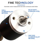 Cloweit 25mm Incremental Encoder 4mm Shaft Rotary  100 200 360 400 500 600 800 PPR 5-24VDC E6A2-CWZSE Automation Sensor Switches
