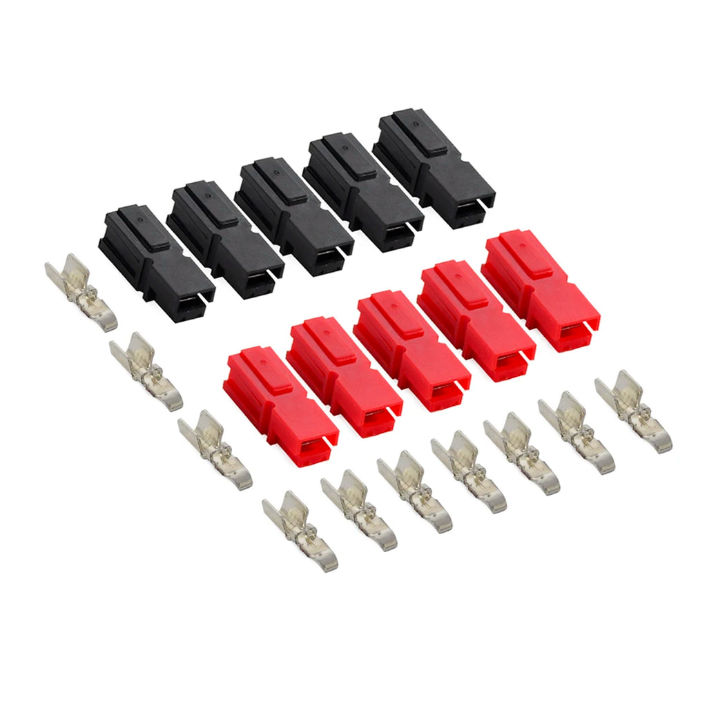 5/10/20/50/100 Pairs 30A /45A Amp 600V Power Marine Connector Pole For Anderson Powerpole Interlocking Plug Terminals