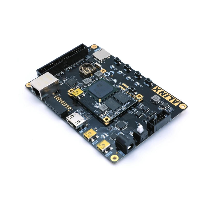 Alinx XILINX FPGA Black Gold Development Board Spartan-7 VIVADO AX7050 XC7S50FGG484 Companion video tutorial