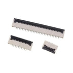 5Pcs 1.0mm Pitch FFC FPC Connector Socket Flip Type ZIF Flat Cable Connector 4/6/8/10/12/16/20/22/24/30 Pin SMD Adapter Kit