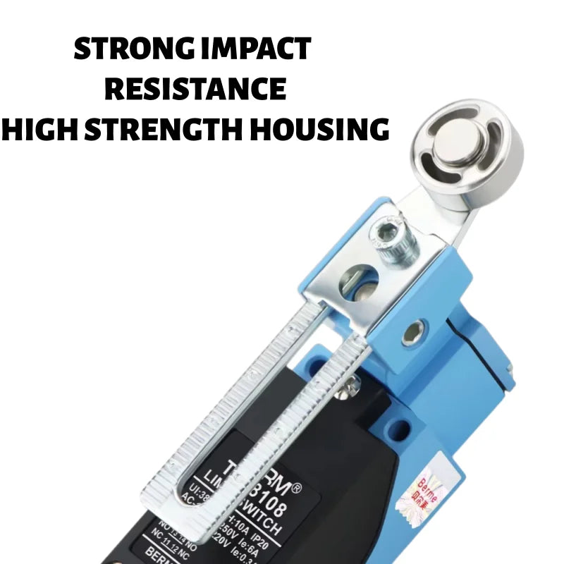 Limit Switch TZ-8108 IP65 Waterproof Roller Lever 10A 250VAC 1NO 1NC Travel Switch for CNC Machine Industrial Automation CNTD