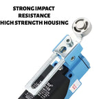 Limit Switch TZ-8108 IP65 Waterproof Roller Lever 10A 250VAC 1NO 1NC Travel Switch for CNC Machine Industrial Automation CNTD