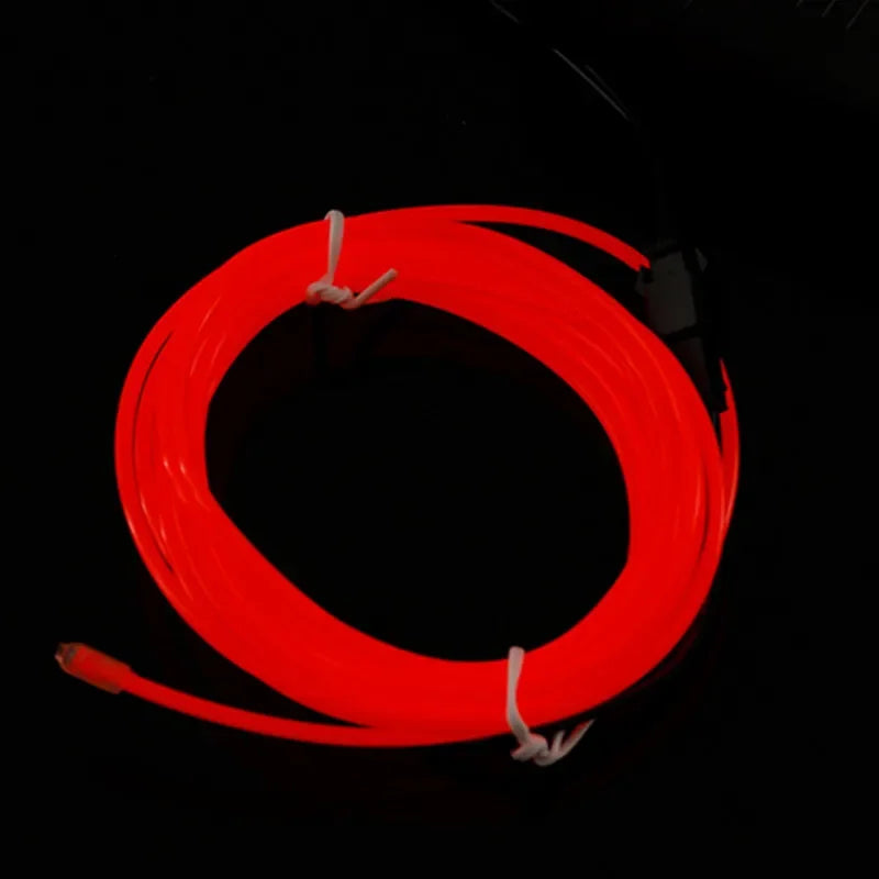 1M/2M/3M/4M/5M Flexible Neon Light EL Wire Led Neon Dance Party Atmosphere Decor Lamp RopeTube Waterproof Multicolor Led Strip