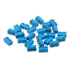 100-10Pcs New HUANO Blue Shell Pink dot Mouse Micro Switch Button 80 Million Life computer game mouse