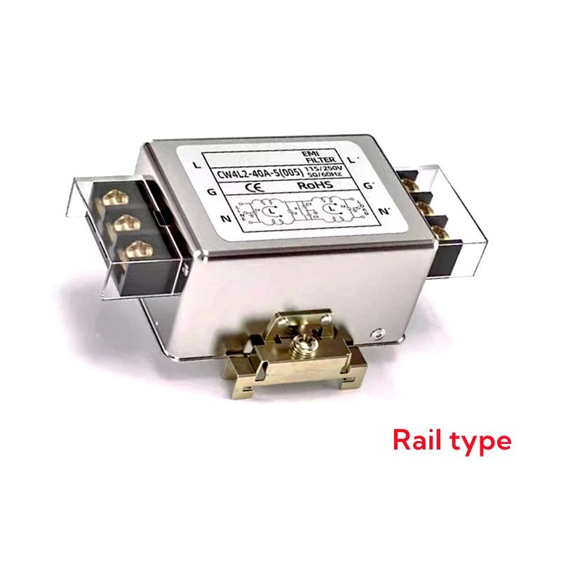 CW4L2-40A-S(005) Single-phase  220V  power filter AC EMI power supply anti-interfe CW4L2-40A-S
