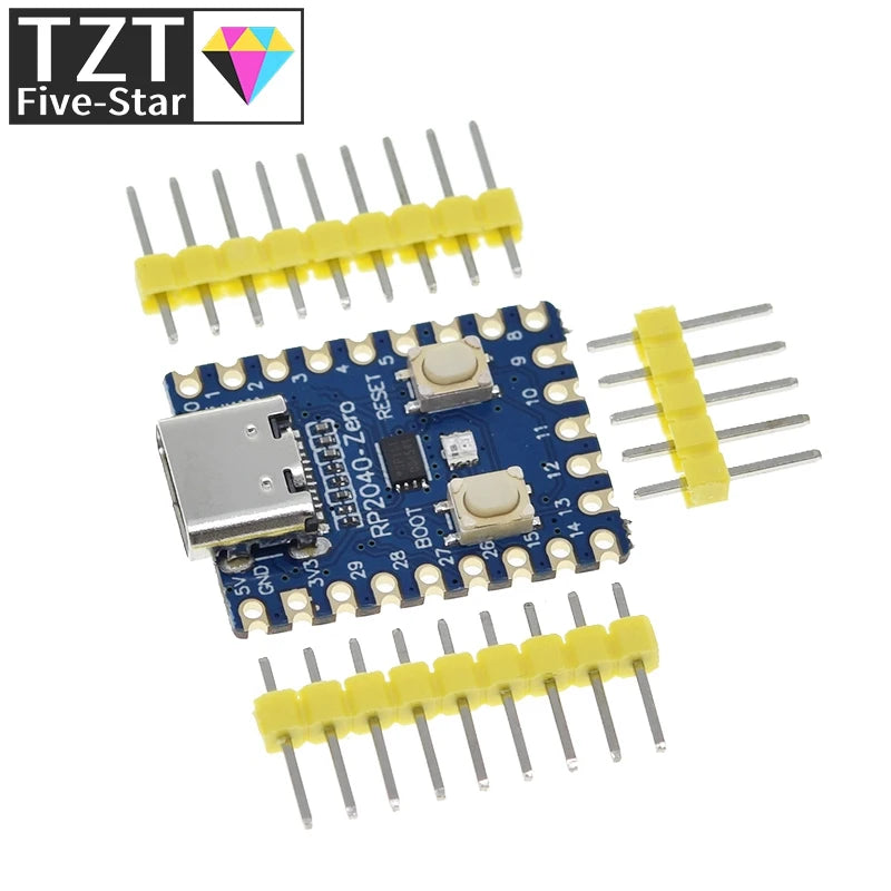 RP2040-Zero RP2040 For Raspberry Pi Microcontroller PICO Development Board Module Dual-core Cortex M0+ Processor 2MB Flash