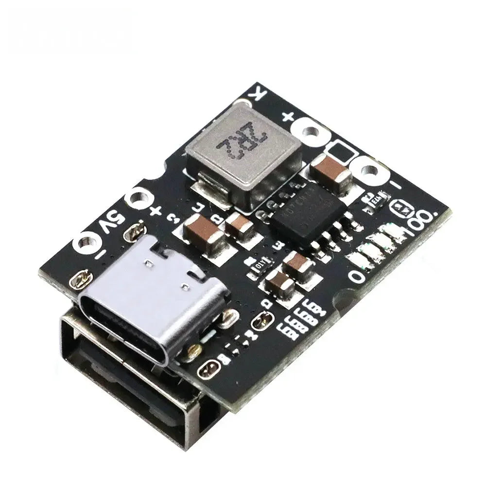 High-precision 5V2A charge-discharge integrated module Type-C input compatible with 4.2V lithium battery Boost Converter Step-Up