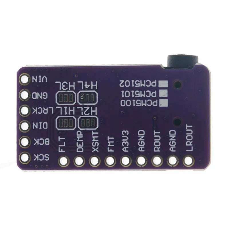 Interface I2S PCM5102A DAC Decoder GY-PCM5102 I2S Player Module For Raspberry Pi pHAT Format Board Digital PCM5102 Audio Board