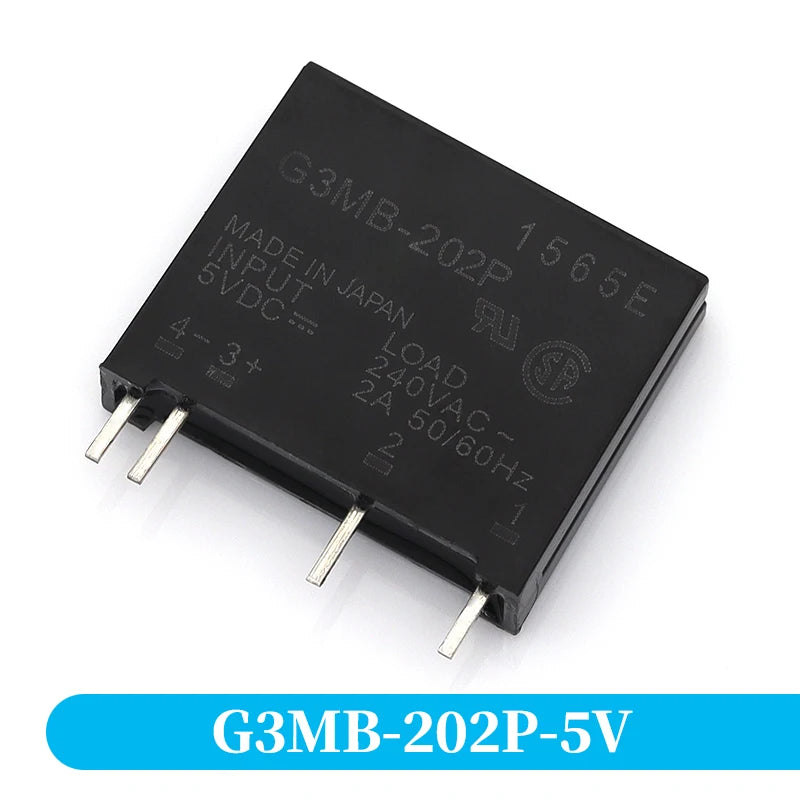 1/5/10Pcs Relay Module G3MB-202P G3MB 202P DC-AC SSR Input 5V/12V/24V DC Output 240V AC 2A Solid State Relay Module