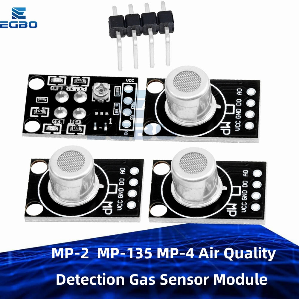 MP-135 MP503 MP-2 MP-4 Air Quality Detection Gas Sensor Module MQ-2 MQ-135 MQ-4 Mini Version  Detecting Board