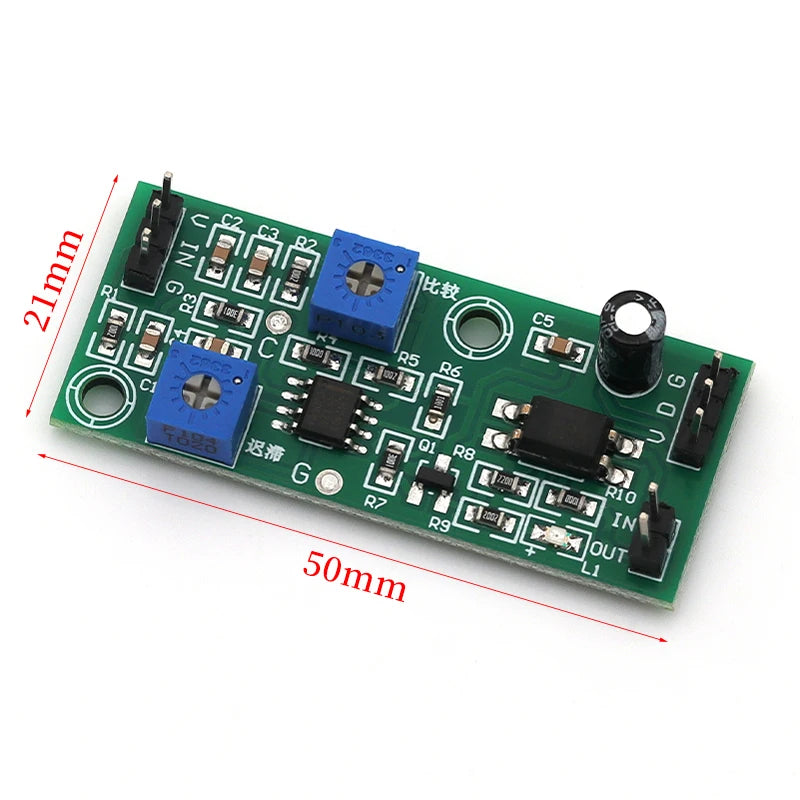 Voltage Comparator Stabilizer 5-24V Hysteresis Signal Optocoupler Isolated Output 3-5MA LM2903 Chip For Industrial Field Signal