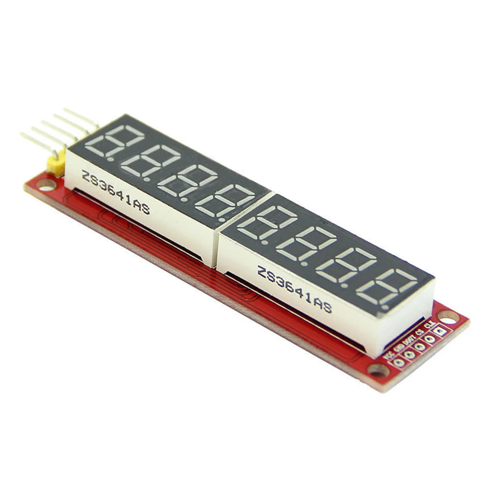 8 Digit Bit MAX7219 Digital Tube Display Module Board 7 Segment Digital LED Display for 3.3V 5V STC51/AVR/STM32