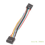 Computer Motherboard Adapter Cable 11Pin USB to 9Pin Mainboard to Ordinary Chassis Adapter Cable 11-Hole to 9-Pin
