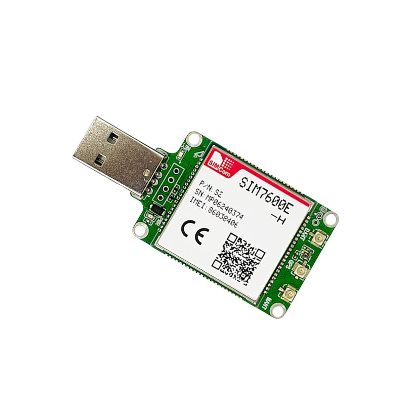 SIMcom SIM7600G-H Global Band Dongle SIM7600E-H USB Dongle Europe Band Modem with Antenna 4G LTE CAT4 Module GNSS Breakout Kit