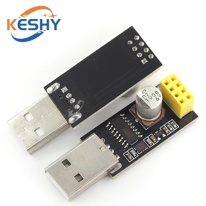 ESP01 Programmer Adapter UART GPIO0 ESP-01 Adaptaterr ESP8266 CH340G USB to ESP8266 Serial Wireless Wifi Developent Board Module