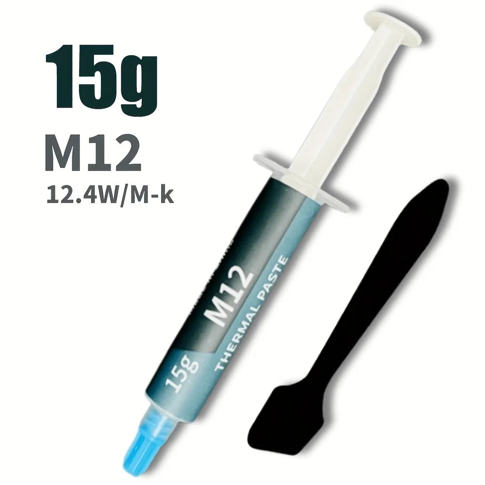 Thermal Paste Performance Thermal Conductive Grease Paste 12.4 W/MK 1/4/8/15/30g For Game PC PS5 CPU GPU Cooling