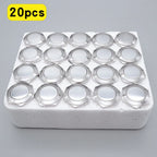 20pcs 16/19/22mm Momentary Reset Metal Push Button Waterproof Switch Screw Terminal Doorbell PC Power Switch Flat High Head 1NO