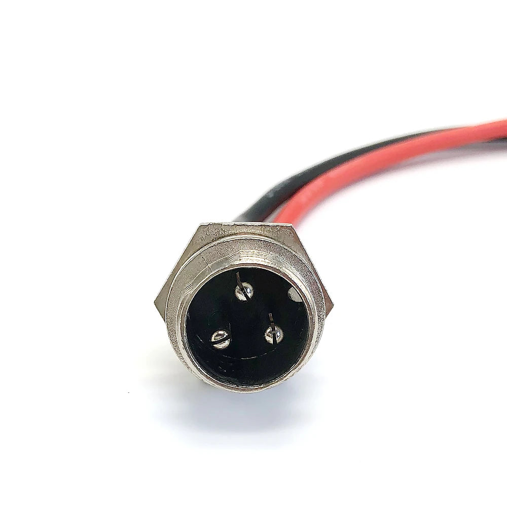 Universal GX16 3 Pins Charging Port Socket Electric Scooter Socket Plug For ZERO 8 9 10 8X 10X 11X VSETT 8 8+ 9 9+ 10+ Speedual