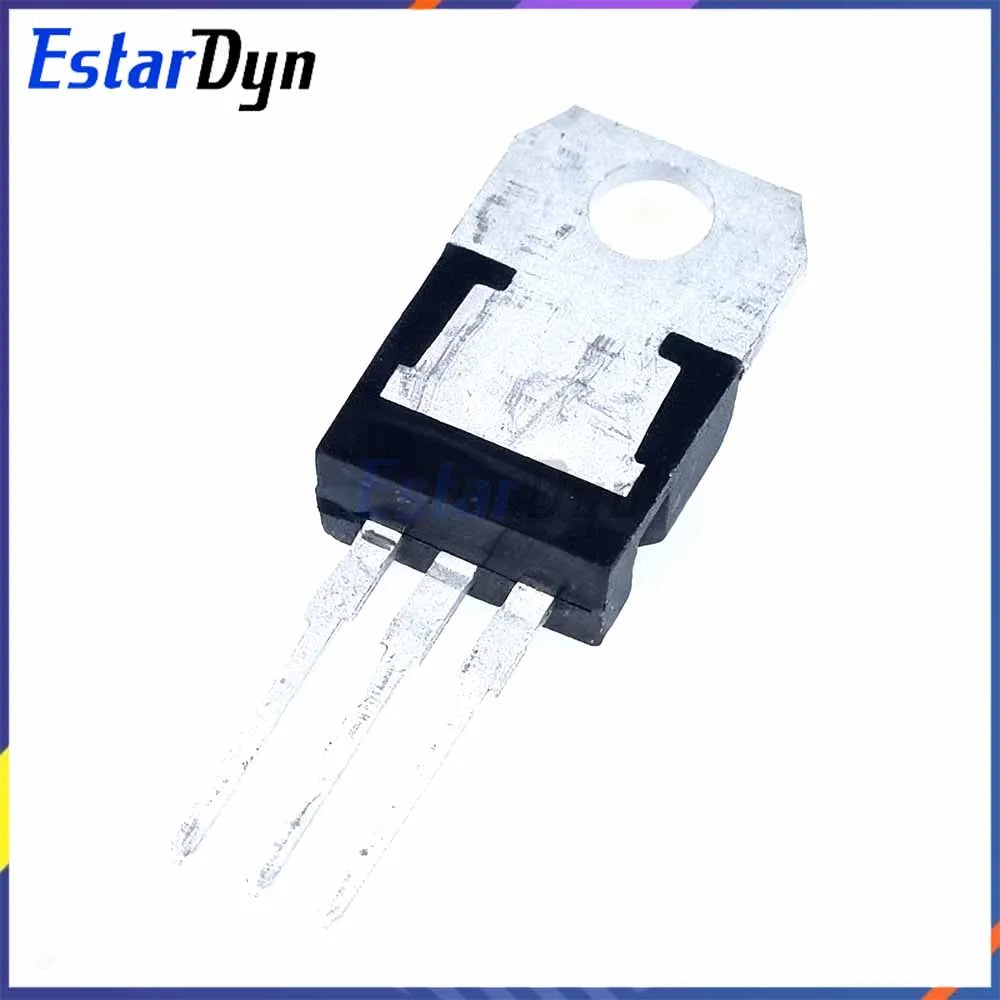10PCS LM317T LM7805 TO-220 Linear Voltage Regulator Kit, 5V 12V Step Down Power Supply Stabilizer Module