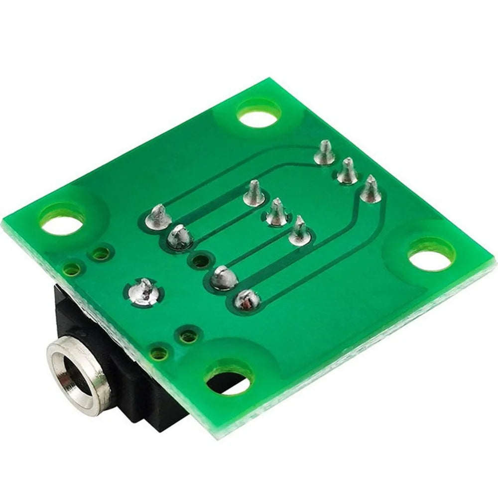 1/2/5PCS 3.5mm Headphone Female Socket PCB Module 2.54 3P Wire Lead Electronic Circuit Connector