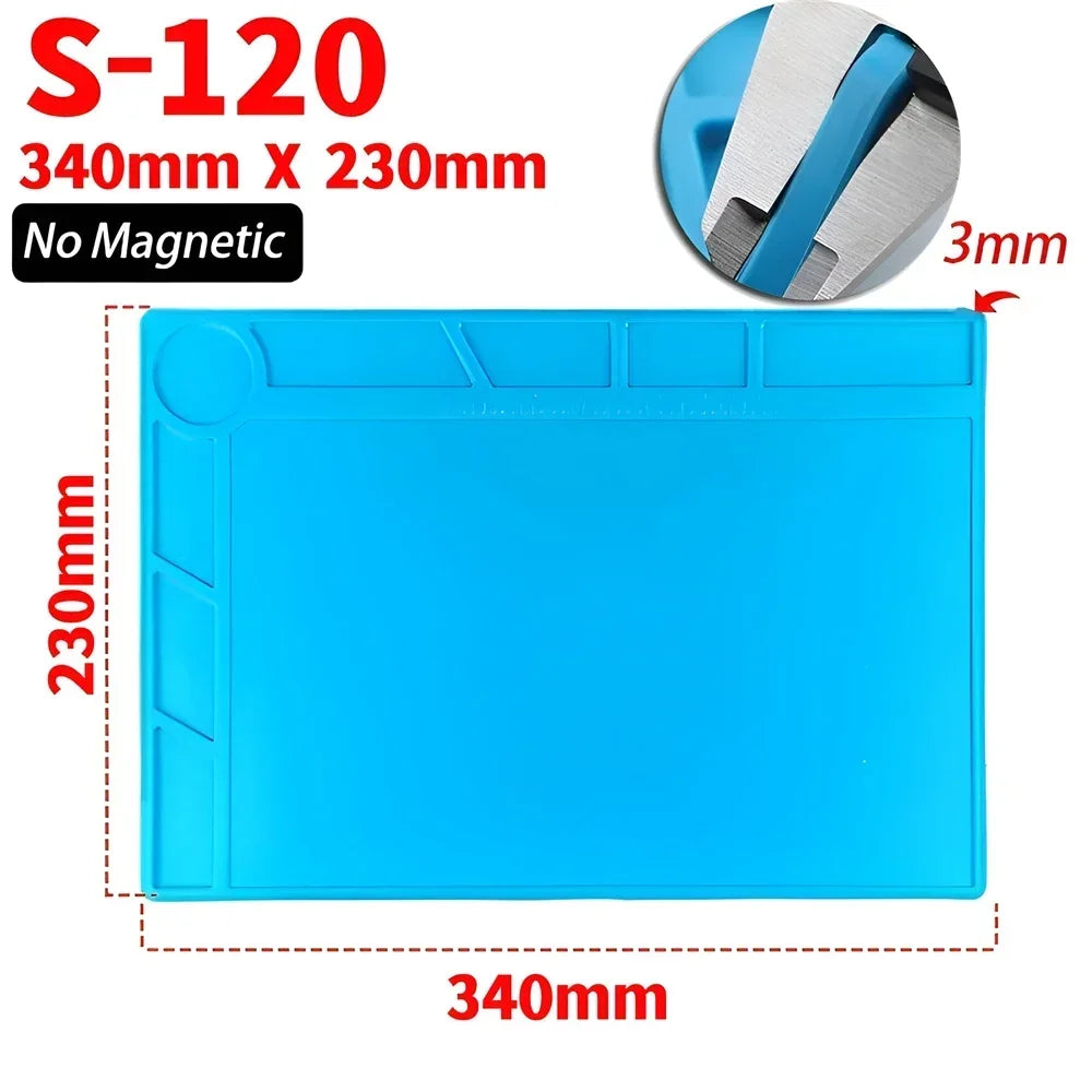 ESD Heat Resistant 932℉ Soldering Mat Job Tools Computer Phone Repair Kit Working Repair Pad Heatresistant Maintenance Platform