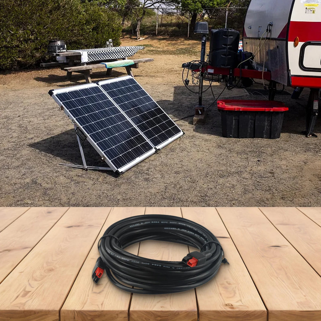 Solar Extension Cord 16AWG 45A Solar Connectors Extension Cable For Anderson Connector For Solar Generator Solar Panel 6M