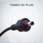12V DC Power Plug 55*21mm 2Pin Waterproof Connector Male Female Terminal Butt Joint Monitoring Line 1-5M Extension Cord IP67