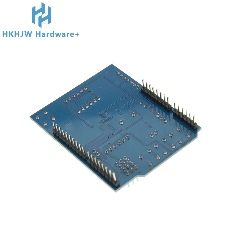 L293D Motor Driver Shield for Arduino Uno R3, Dual H-Bridge DC Stepper Motor Expansion Board for Smart Car Robot