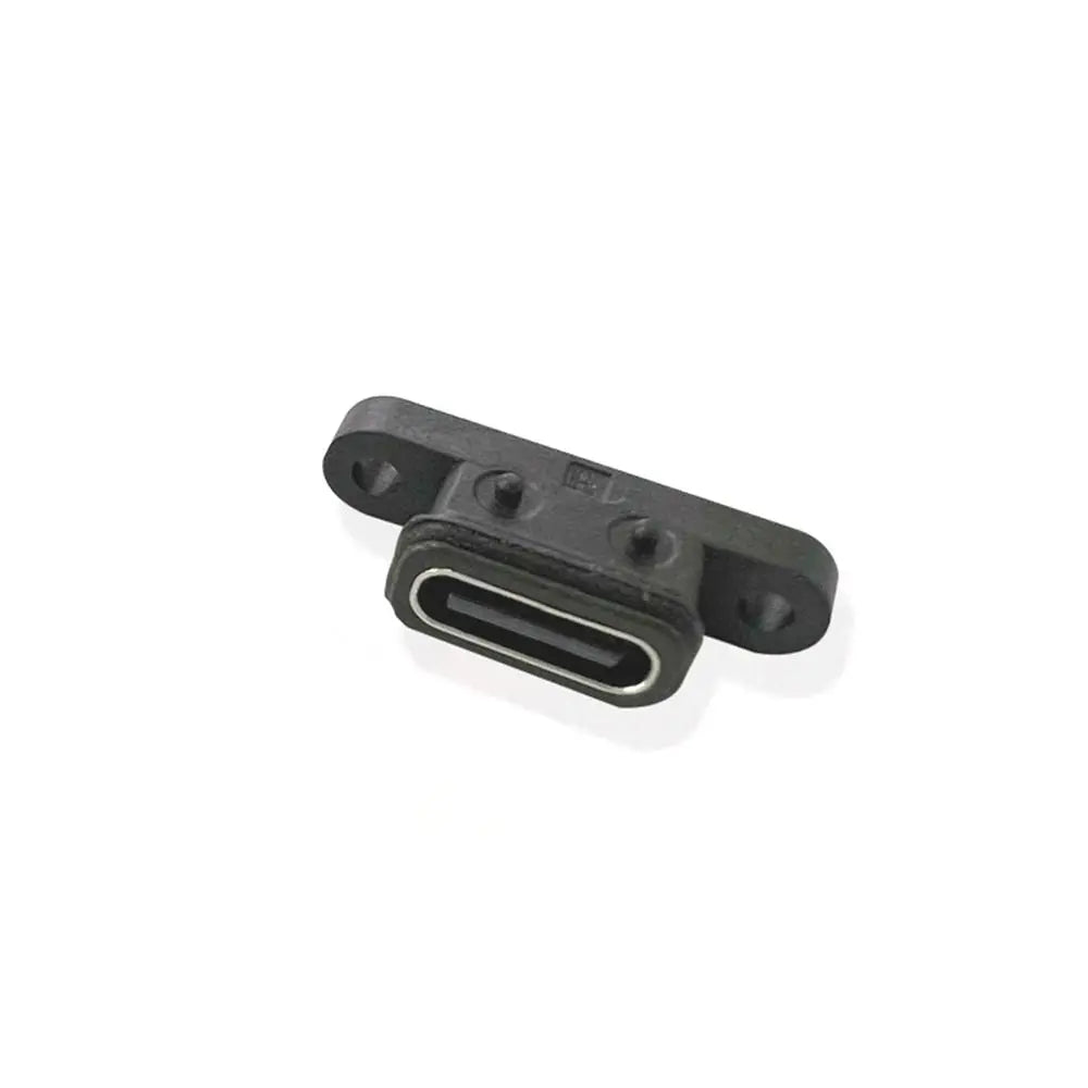 Type-C TYPE C 2Pin Female USB C Socket 2P Waterproof USB Connector 180 Degree Fast Charge Charging Interface