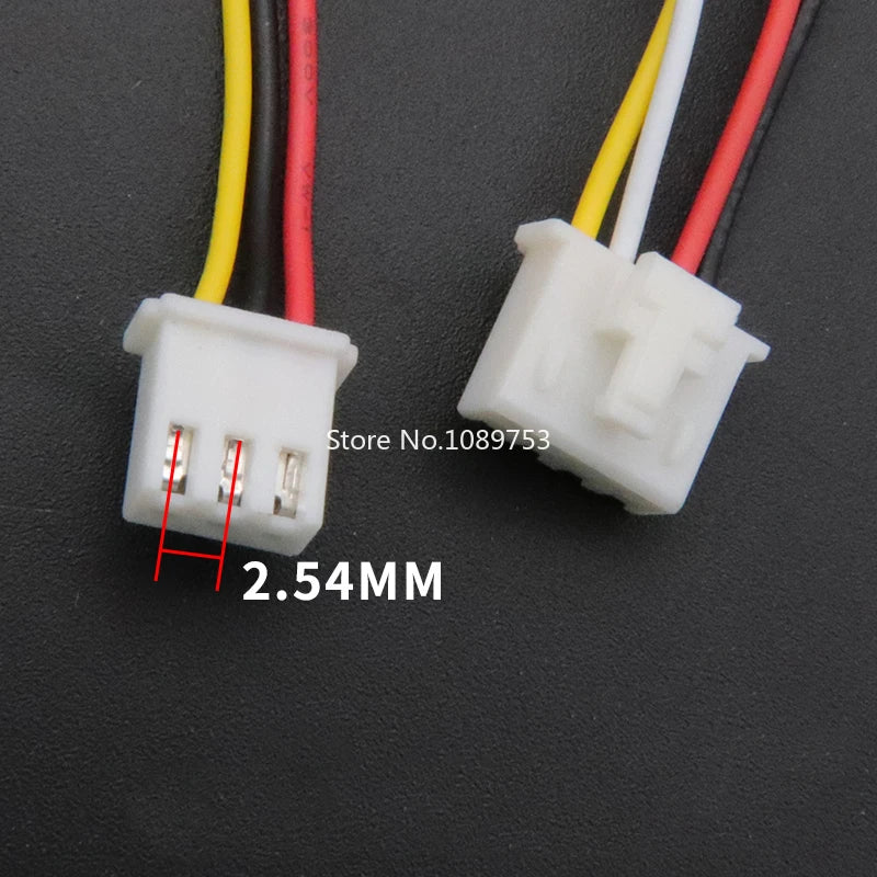 5Pcs XHB 2.54mm with Lock Connector Wire 24AWG Single/Double Head Forward & Reverse Polarity 10/20/30cm Length