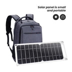 SOECOPO 30W Lightweight Flexible Solar Panel Kit, Free Mini Solar Regulator, Complete Hooks & Suction Cups Accessories, Portable For Phone Outdoor Camping Charging, US Warehouse 2-8 Days Fast Domestic Delivery