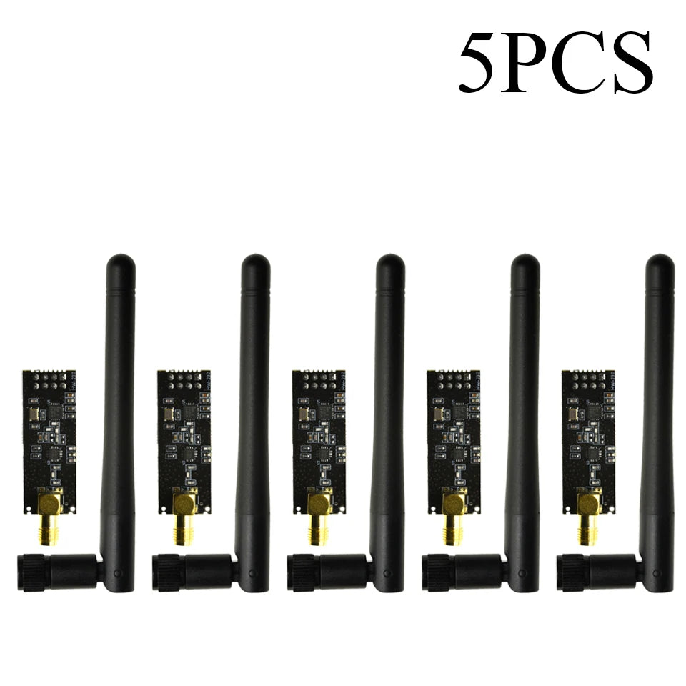 1-10pcs 2.4G Wireless Modules 1100-Meters Long-Distance NRF24L01+PA+LNA Wireless Modules (with Antenna)
