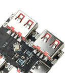 XL334P4 USB2.0 4-port Controller Expansion Module USB 2.0 to 4 Channel Way Splitter USB-HUB Type-C Extender Board 40MB/S