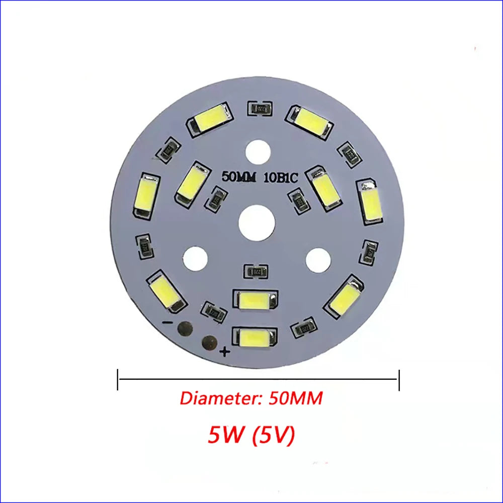 1PCS DC3V-5V Dimmable 5730 SMD LED Lamp 1W 2W 3W 4W 5W 10W LED Light Beads White Warm White With Light Adjust Switch.