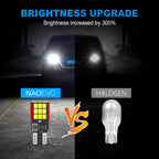 NAO T15 W16W LED CNABUS Bulb No Error T16 15W 1500LM 921 30SMD 3030 Super Bright Car Backup Light White 12V Auto Reverse Lamp
